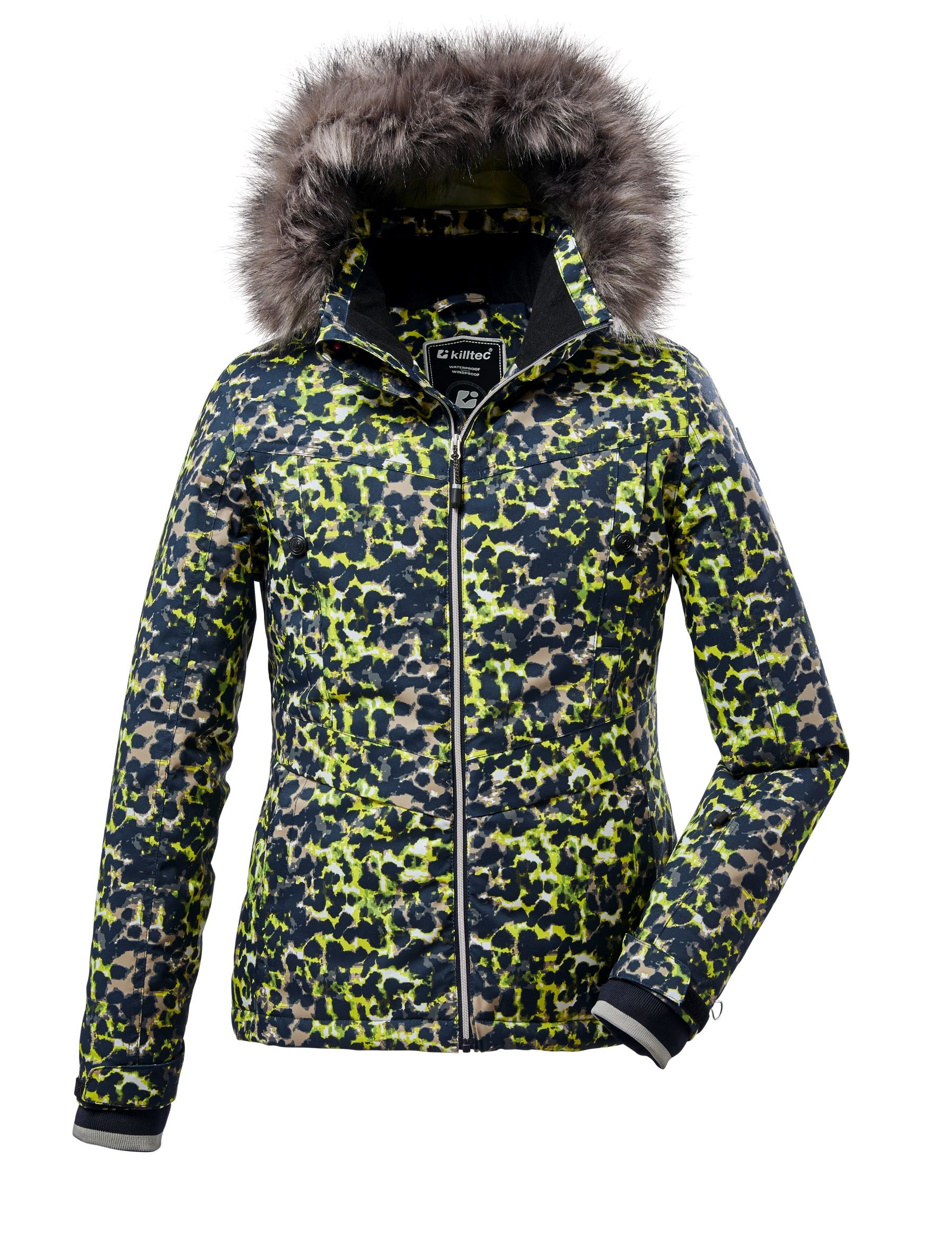 Jacheta KSW 54 GRLS SKI JCKT 140 lime