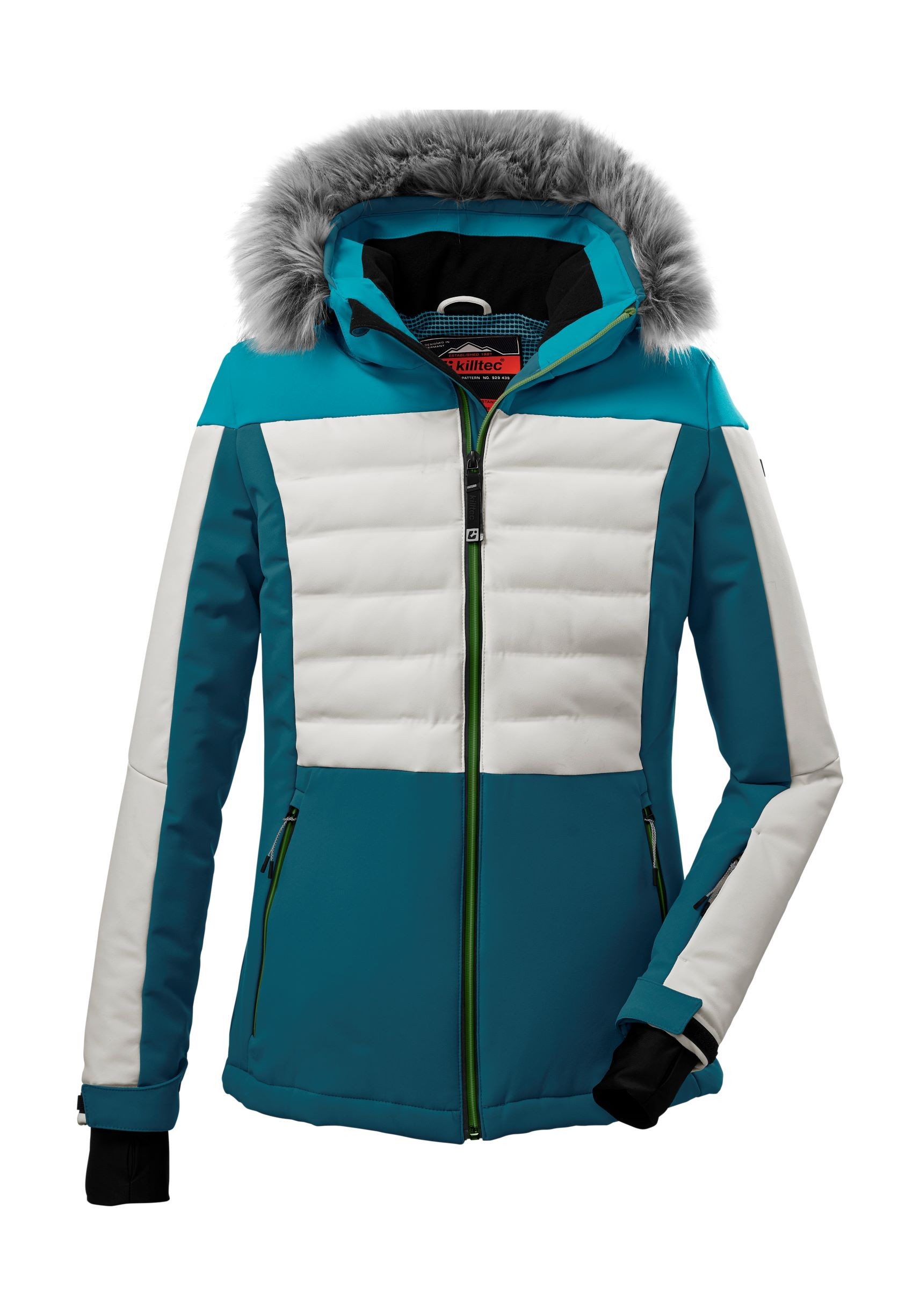 Jacheta KSW 254 WMN SKI JCKT 36 dark turquoise